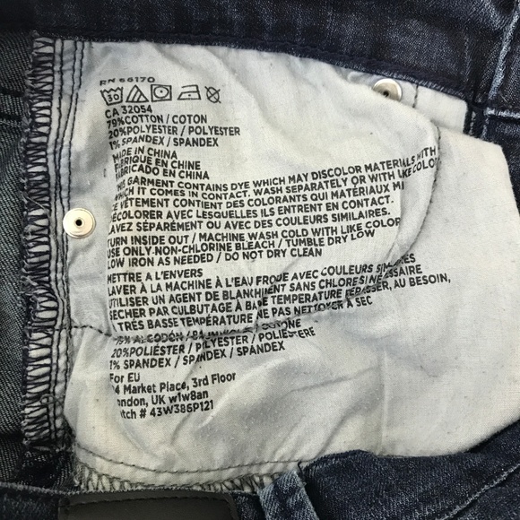 [3 for $15] UO BDG 10" Rise High Rise Dark Wash Twig Ankle Skinny Jeans - Picture 6 of 8